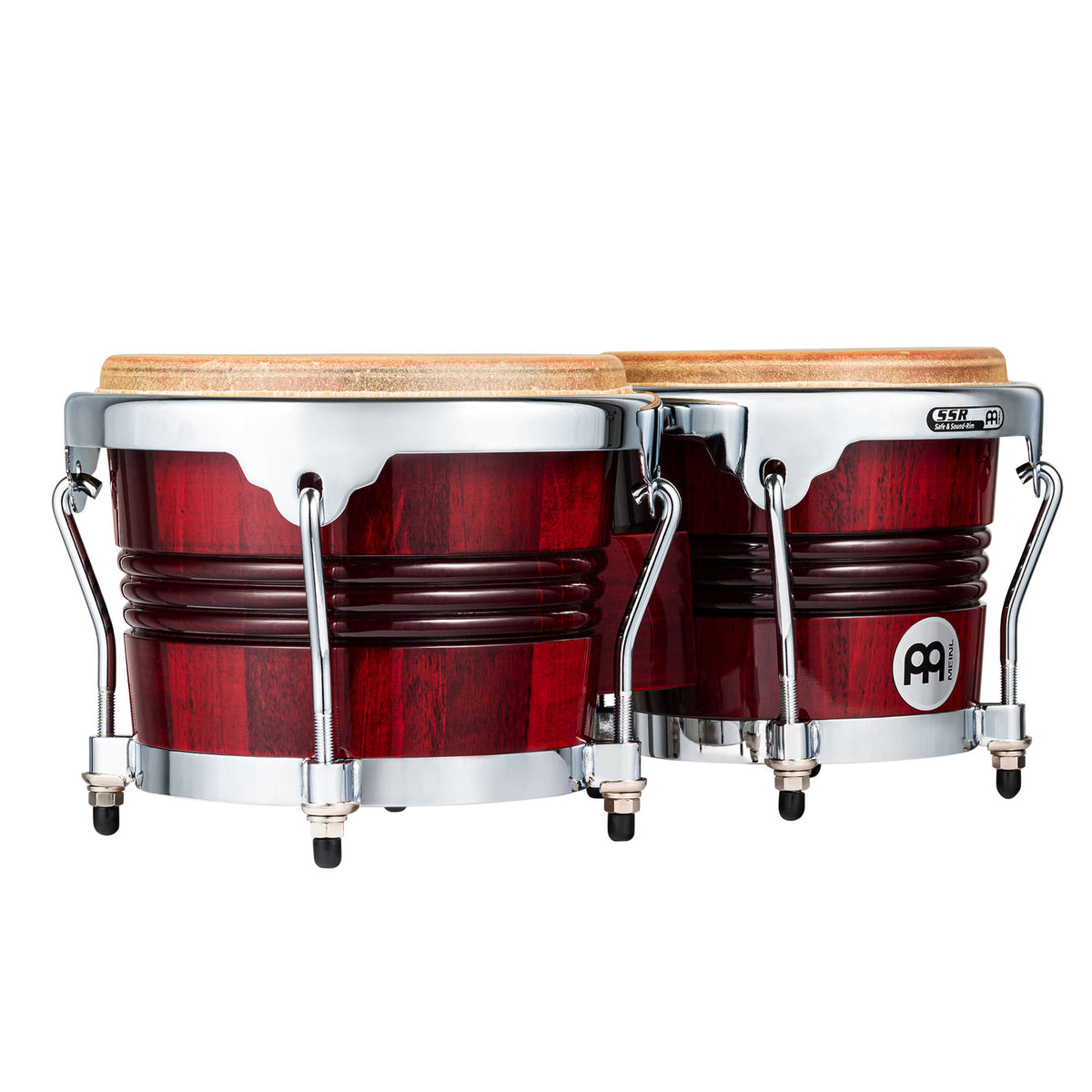 WB200WRP-CH - Marathon Exclusive Serie Bongo 6 3/4" Macho & 8" Hembra - Wine Red