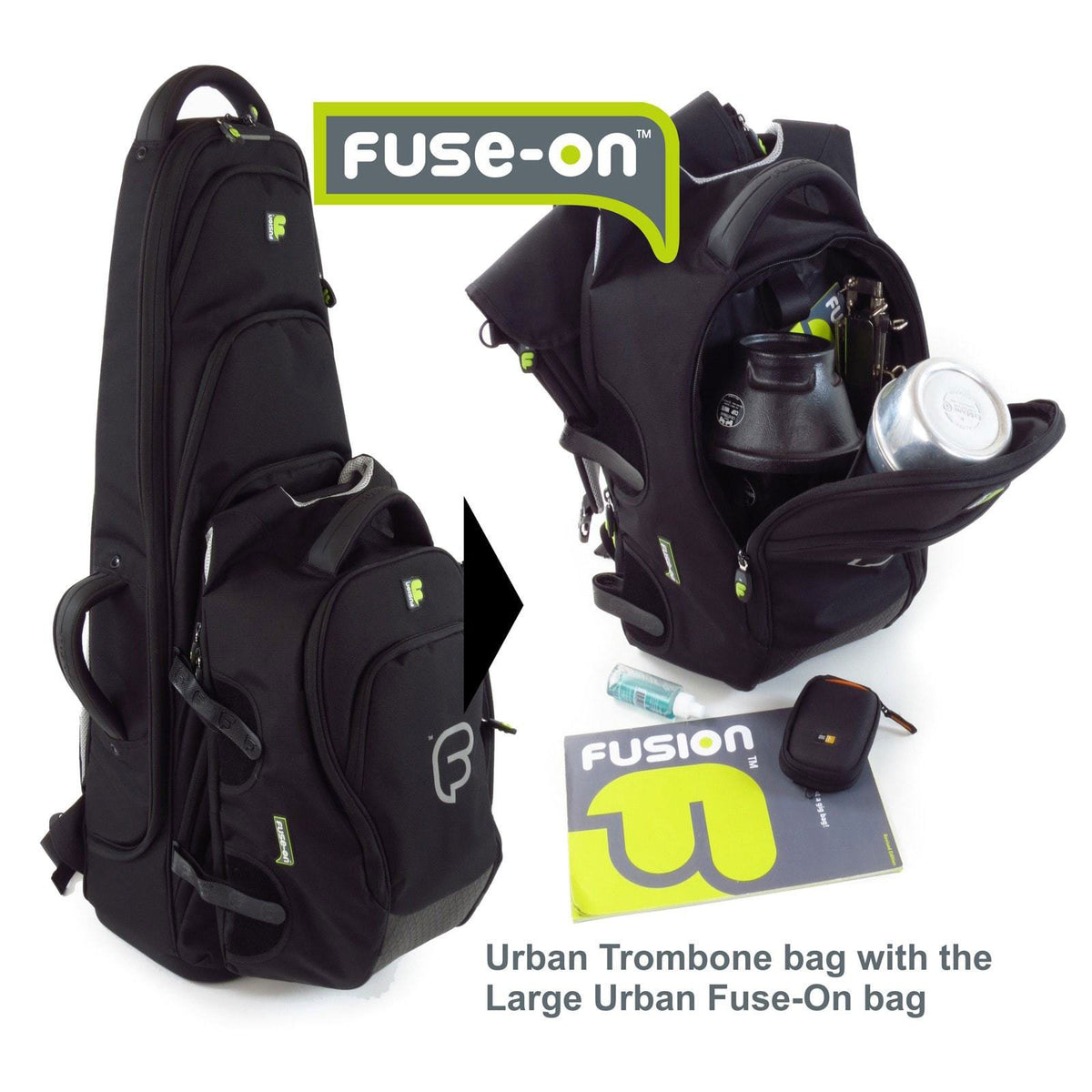 UA-03-BK URBAN LARGE FUSE-ON BAG BLACK