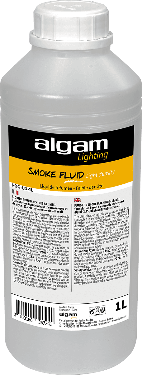 Liquide à Fumée Faible Densité 1L