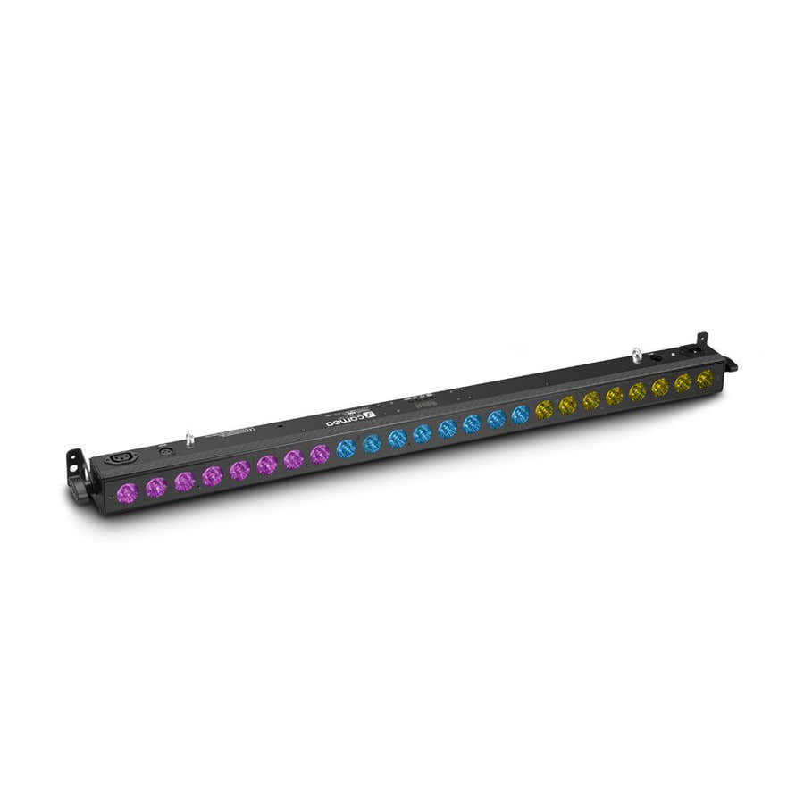 Tribar 400 Ir - Barre Led Tricolores (Rgb) 24 X 3 W Boitier Noir Avec Tlcommande Infrarouge