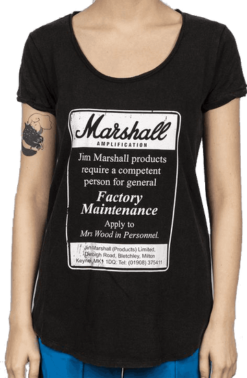 "S" Marshall Personnel T-shirt Femme