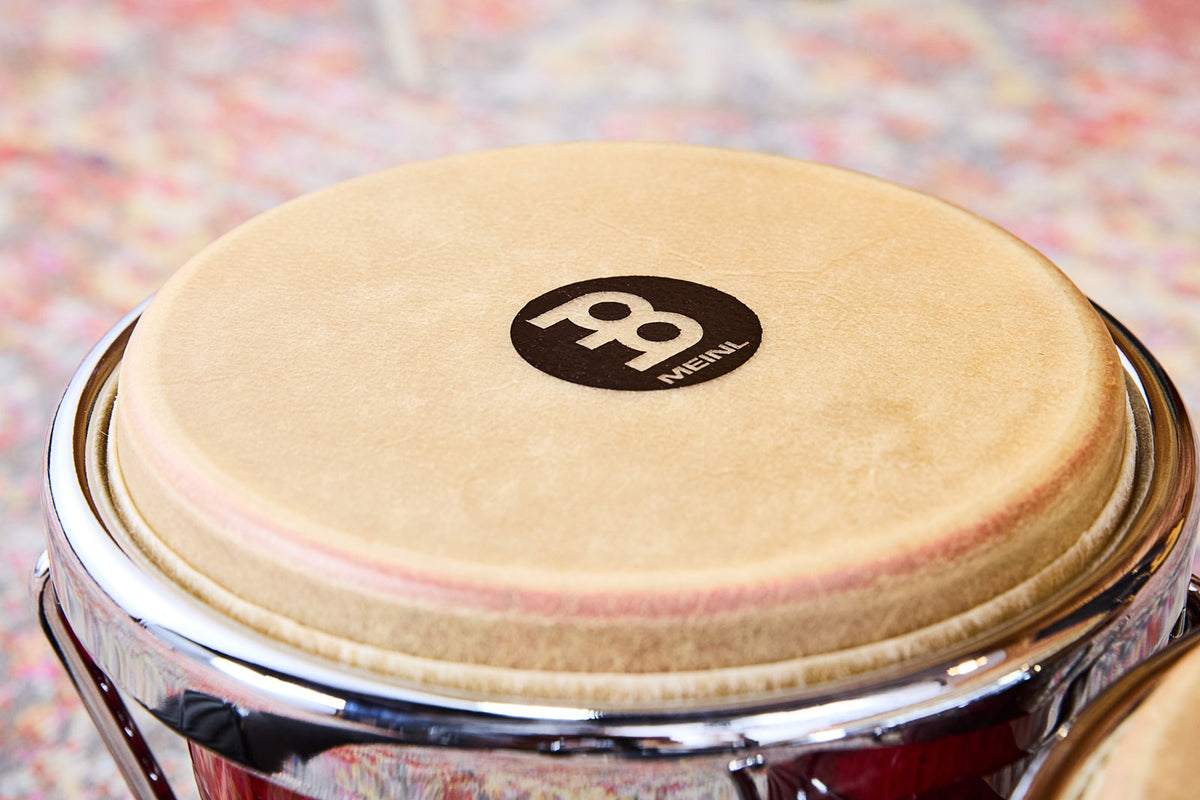WB200WRP-CH - Marathon Exclusive Serie Bongo 6 3/4" Macho & 8" Hembra - Wine Red