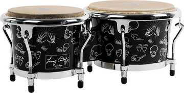 Bongos 7" et 8,5 Asian Oak - Black Custome Signature Lenny Castro