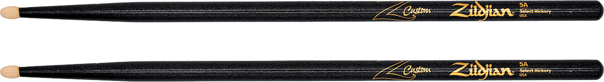 Baguettes Z-Custom 5A Black Chroma