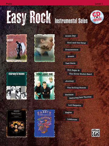Easy Rock Instrumentals + CD - Flute Solo