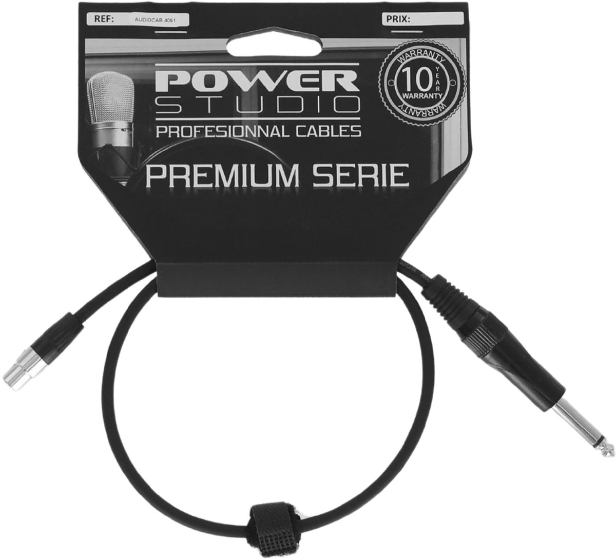 AUDIOCAB 4051 Jack vers Mini XLR femelle 3 broches