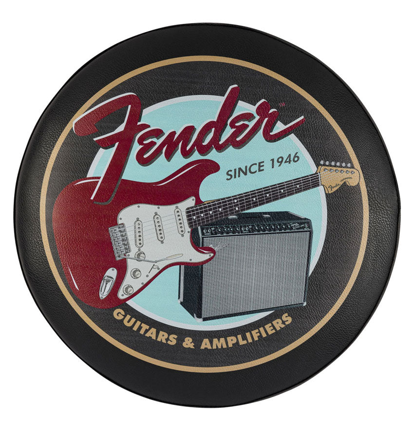 Guitars et Amps Pick Pouch Barstool Black-Black 24"