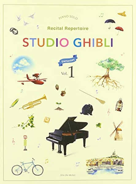 Zen-On Music Studio Ghibli Récital Répertoire Elementary Vol.1 Piano