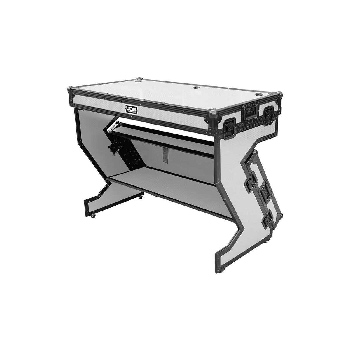 U 91072 WH - Flight Case Table DJ Z Blanc