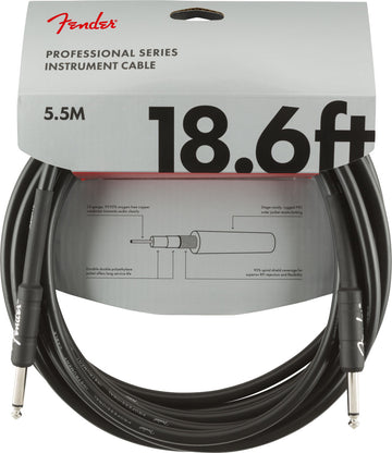 5,5m Professional Instrument Cable Black