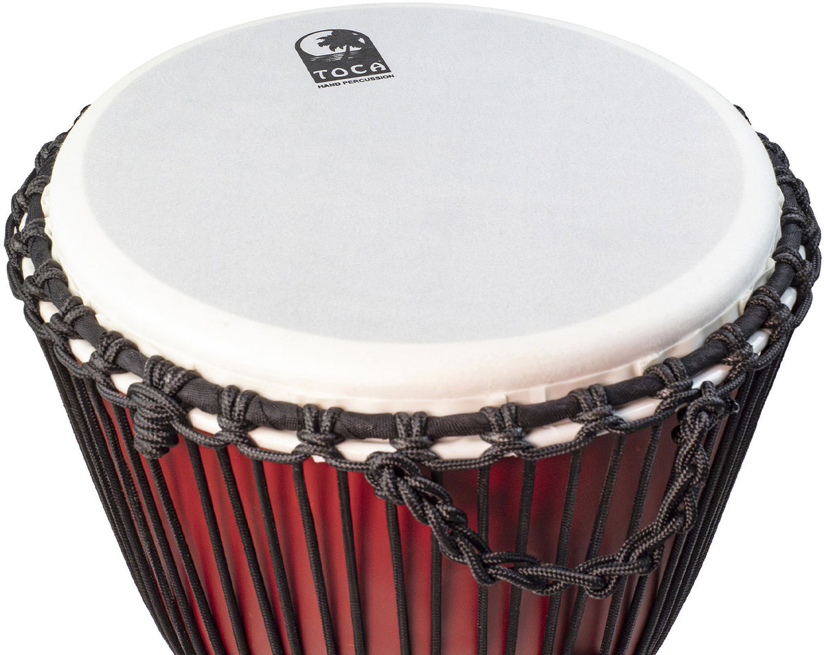 Djembe Freestyle 10" Accord Par Corde Rouge Mat SFDJ-10RR