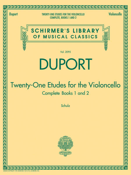 21 Etudes For Cello