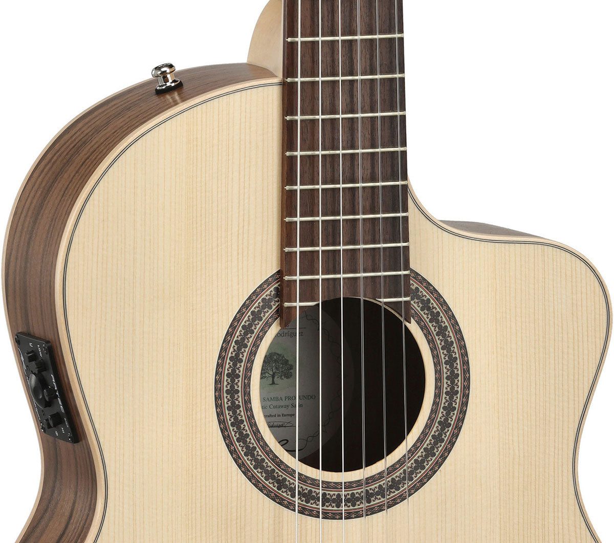 Samba Ecología Profundo Cutaway, truss rod