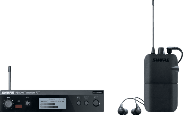 Shure PSM 300 - Pack Avec Intras SE112 - Bande L19