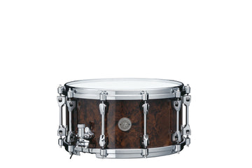 Starphonic Walnut 14X7 Snare Drum Gloss Black Walnut Burl