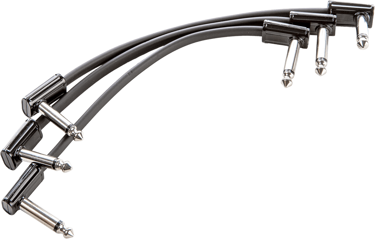 Cables Patch Slim Jack 15CM Pack De 3