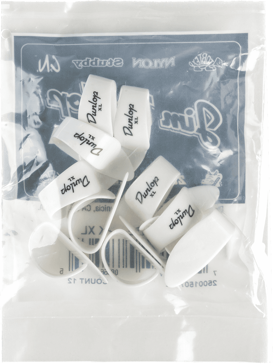 12 x Onglet De Pouce Blanc XL