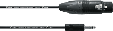 Cable Audio Asymtrique XLR Femelle/minijack Stéréo 1,5 M