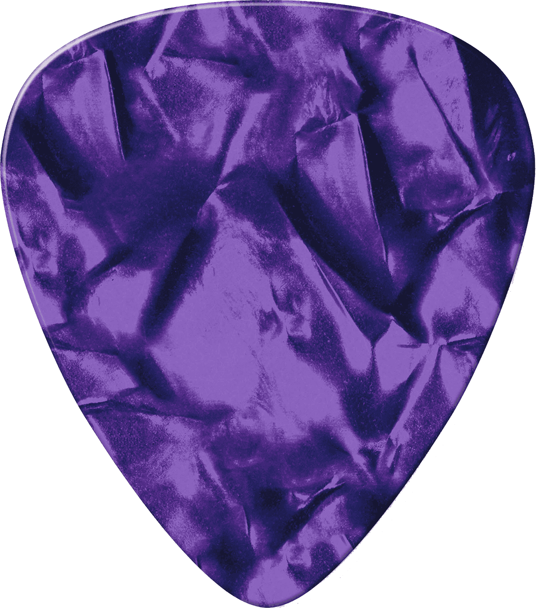 12 x Thin Genuine Celluloid Purple