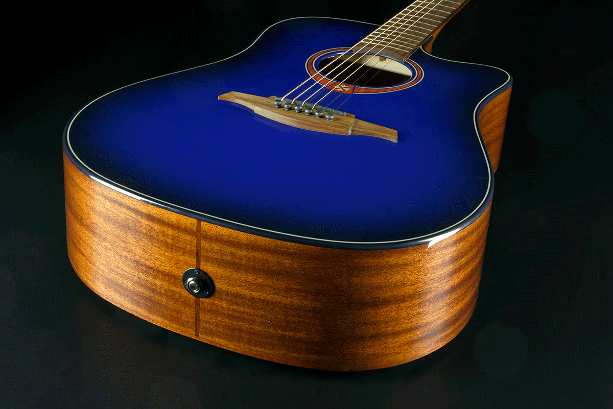 Tramontane T-Blue-DCE Dreadnought Ctw Blue Burst