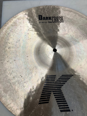 K0904 - Crash K 18" Dark Thin Crash - Stock B
