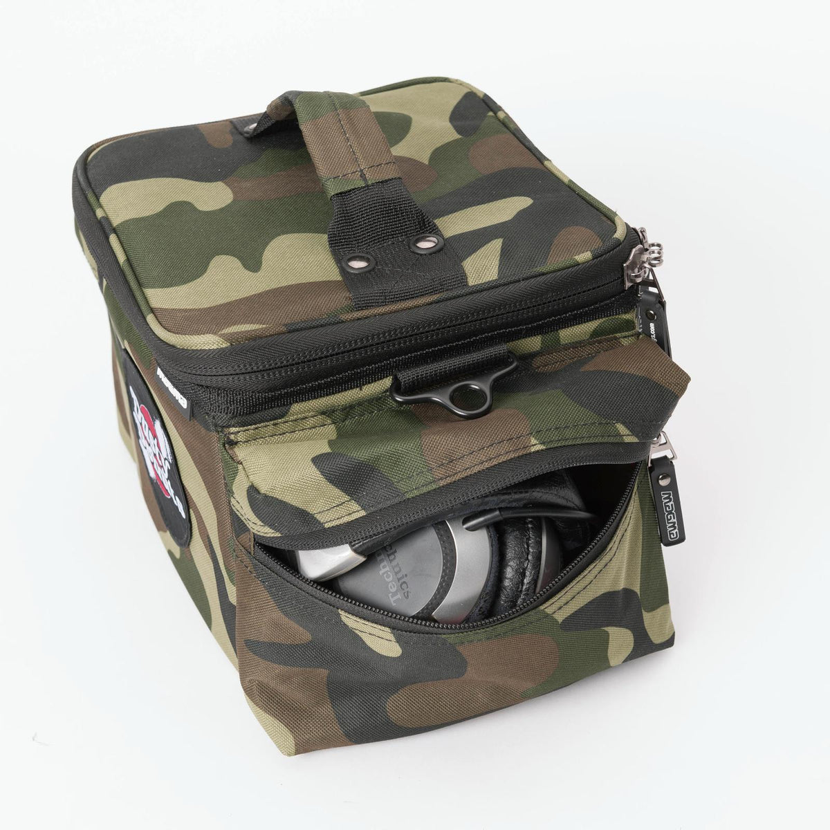 45 RECORD-bag 100 CAMO-green/bordeaux