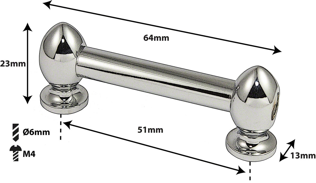 TL7D51 - Coquille Tube - 51mm - Double Tirant (X1)