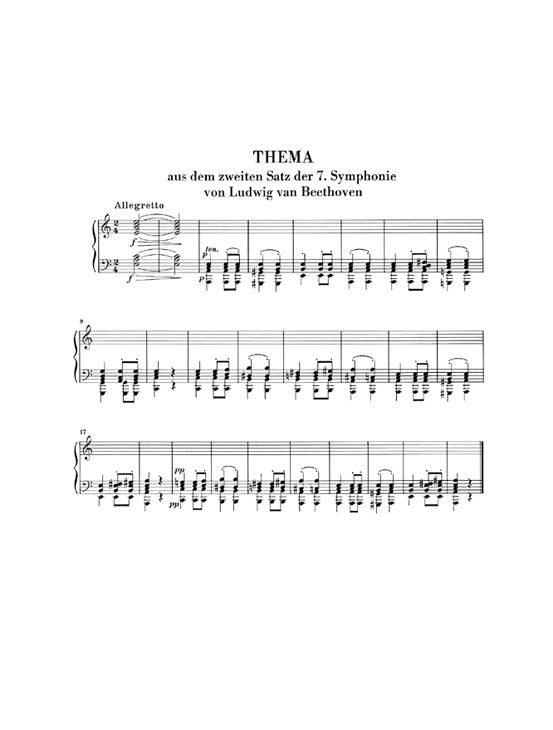 Schumann R. - Studies In Form Of Free Variations On A Theme By Beethoven