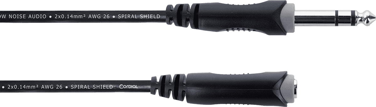 CBLE AUDIO STRO JACK MLE / FEMELLE 10 M