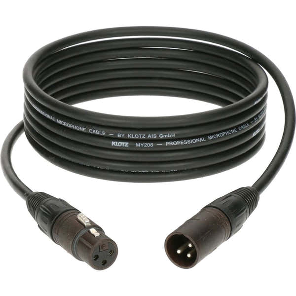 Klotz Cable Micro XLR 5 M Male Femelle Neutrik Bronze