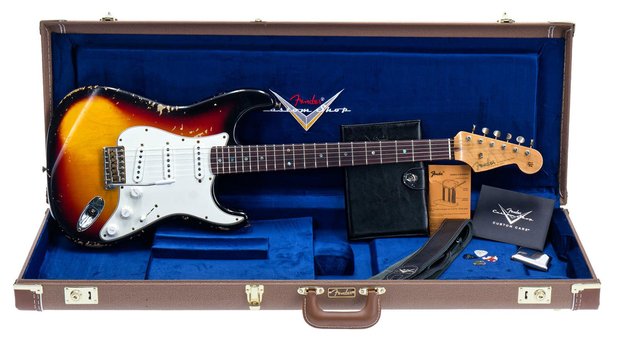 60 Stratocaster Heavy Relic Rw 3-Color Sunburst