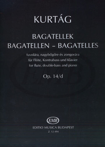 KURTAG G. - BAGATELLE OP.14 D - CONDUCTEUR