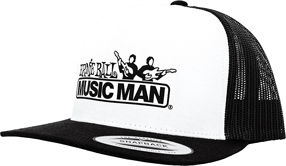 Casquette Noir Logo MM Blanc