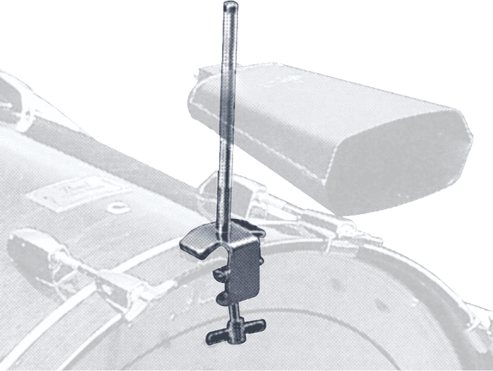 Pearl Clamp  Droit  Pour Cloche Sur Cercle De Grosse Caisse