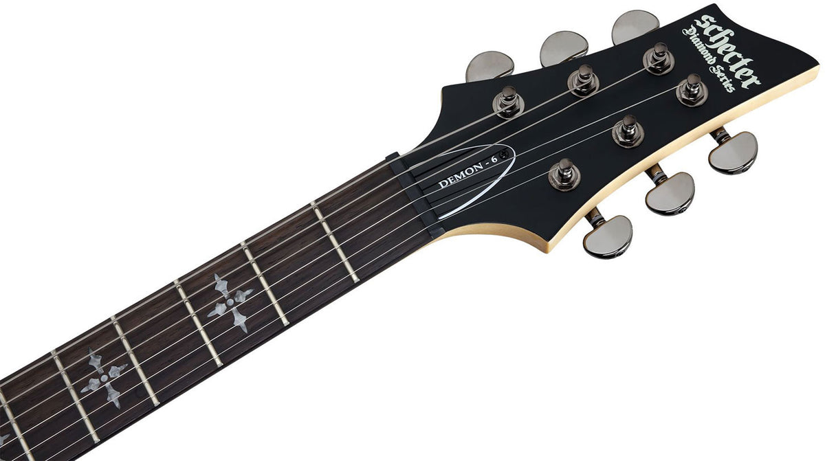Demon 6 Aged Black Satin