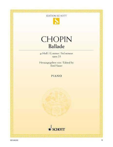 Chopin - Ballade Sol Mineur Op. 23 - Piano