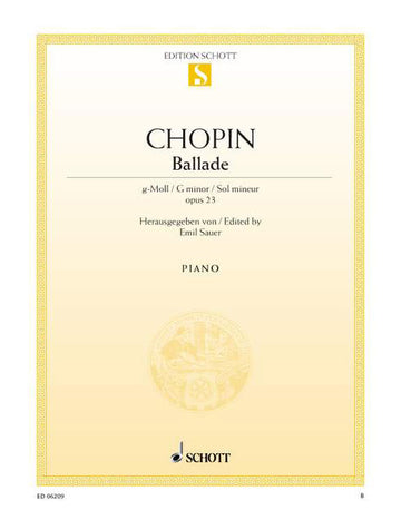 Chopin - Ballade Sol Mineur Op. 23 - Piano