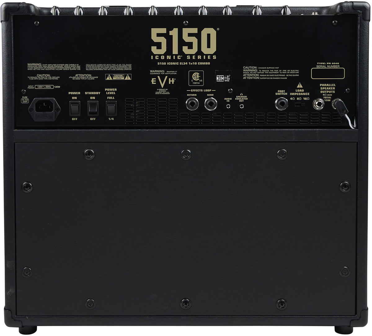 5150 Iconic Black 15W EL34 10" - STOCK B