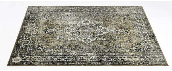 Drum N Base VPCLB-GRN Tapis Vintage Persian Club Series 1.63 X 1.42M Antidérapant Green