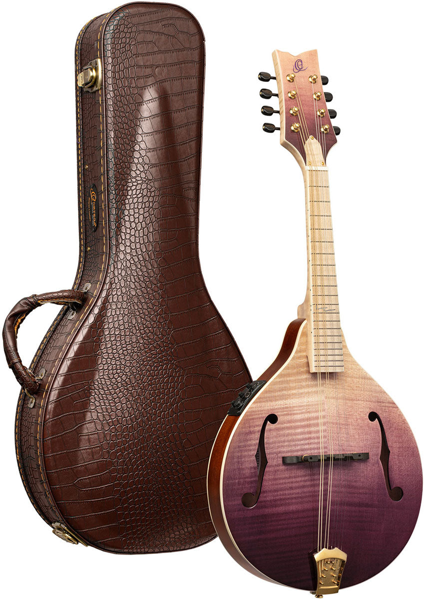 Americana A-Style Mandolin + Croco Leather Case
