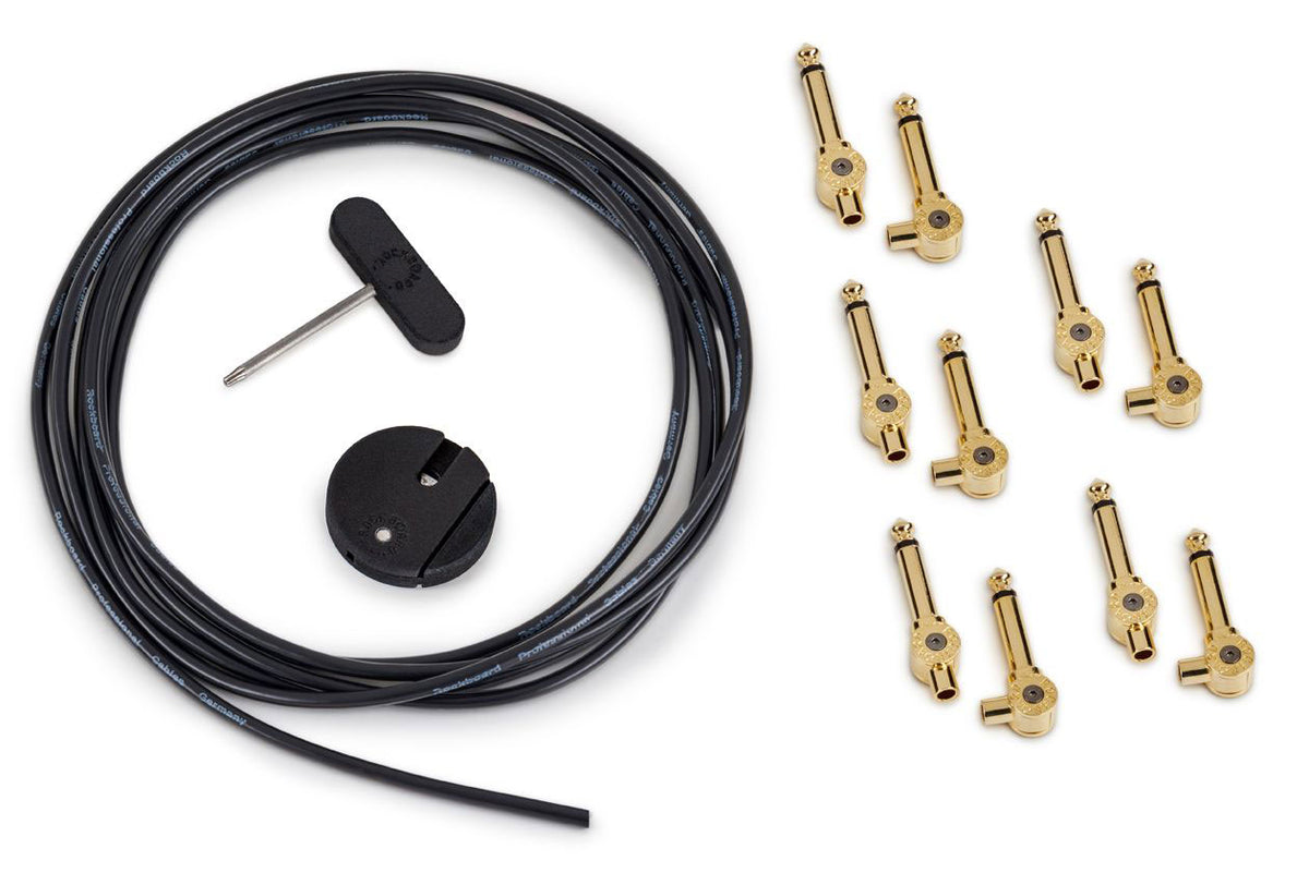 Set Solderless 10 Jack Cable 3 M 1 Coupeur 1 Cle CAB-pw-SET-gd