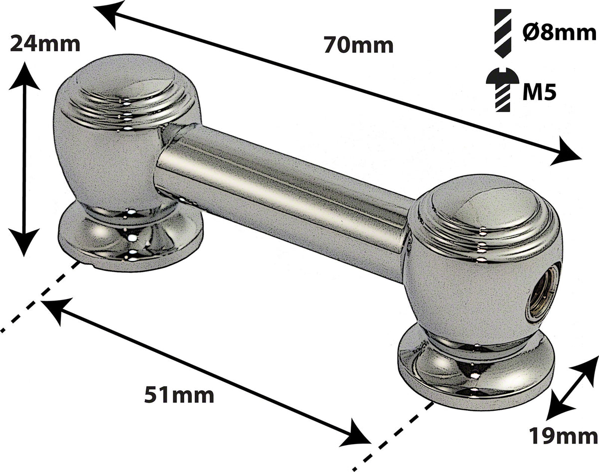 TL9S51 - Coquille Tube - 51mm - Mono Tirant (X1)