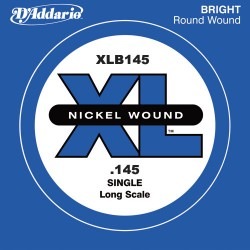 D'ADDARIO XLB145 Nickel Wound Single String Long Scale 145