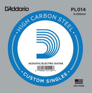 PL014 Plain Steel Guitar Single String 14