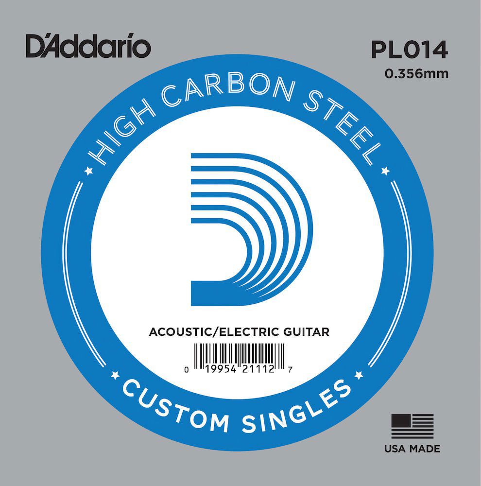 PL014 Plain Steel Guitar Single String 14