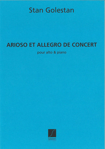 GOLESTAN - ARIOSO ET ALLEGRO - ALTO ET PIANO