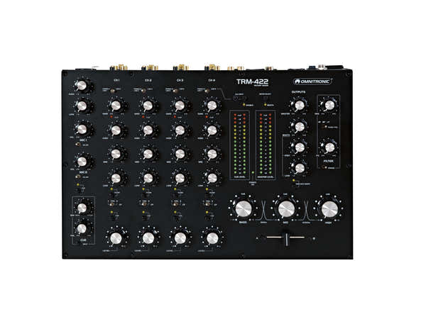 OMNITRONIC DJ TRM-422M - Mixeur Rotatif 4 Canaux