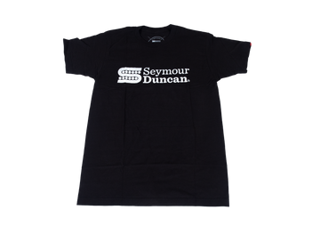 "S" Textile T-Shirt Logo Noir