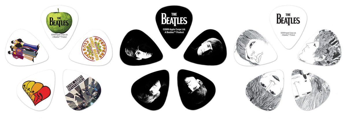 Beatles Signature Guitar Pick Tins Logo 15 Picks
