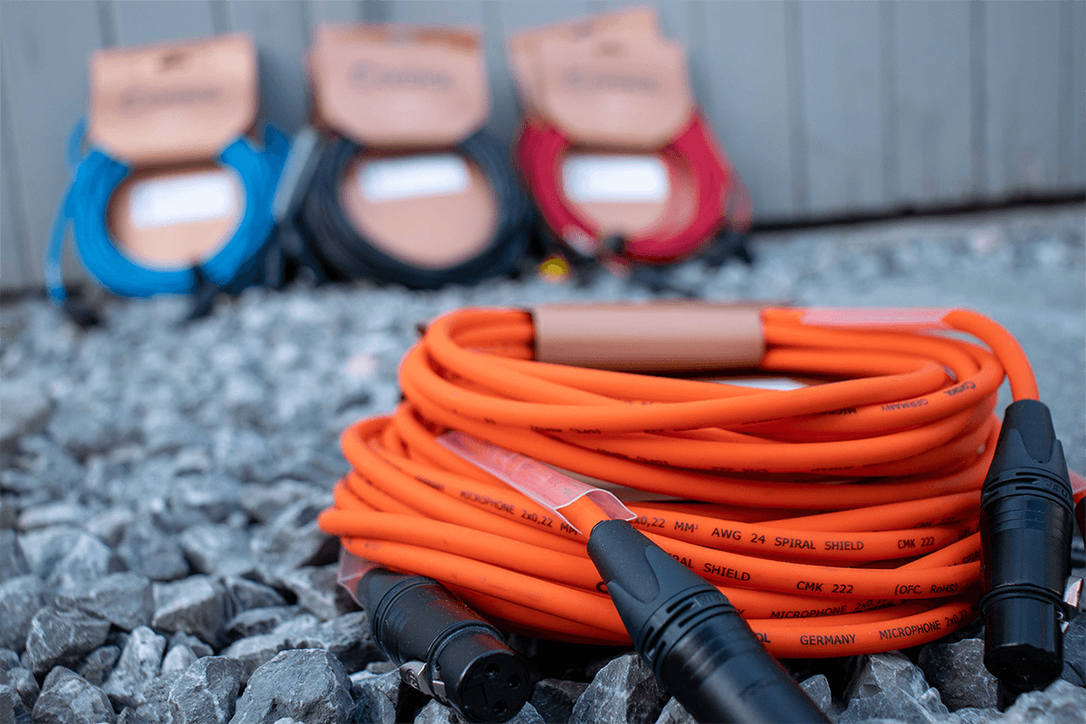 Câble Micro XLR 5 M Orange